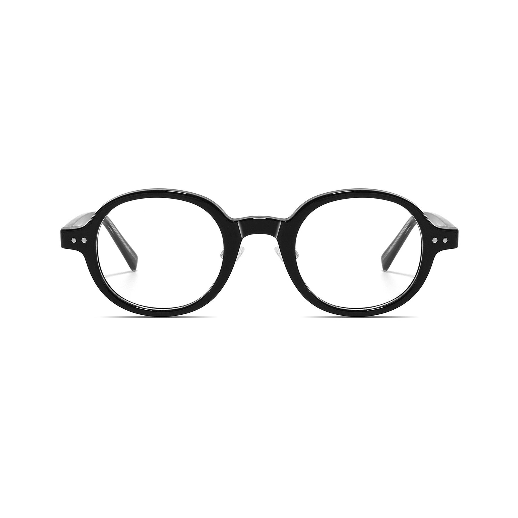 fake goggles Retro Oval Blue Light Blocking Glasses Fake Glasses VK2119