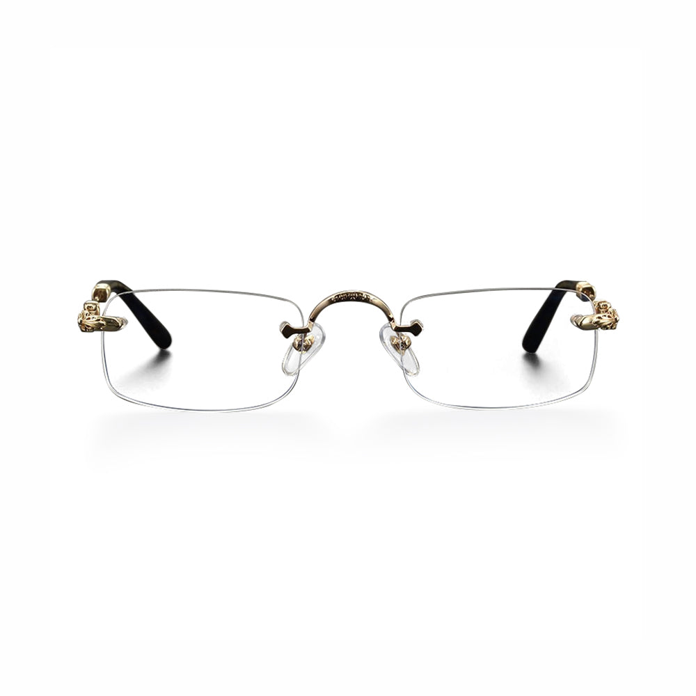 Frameless Metal Blue Light Blocking Reading Glasses VK2346