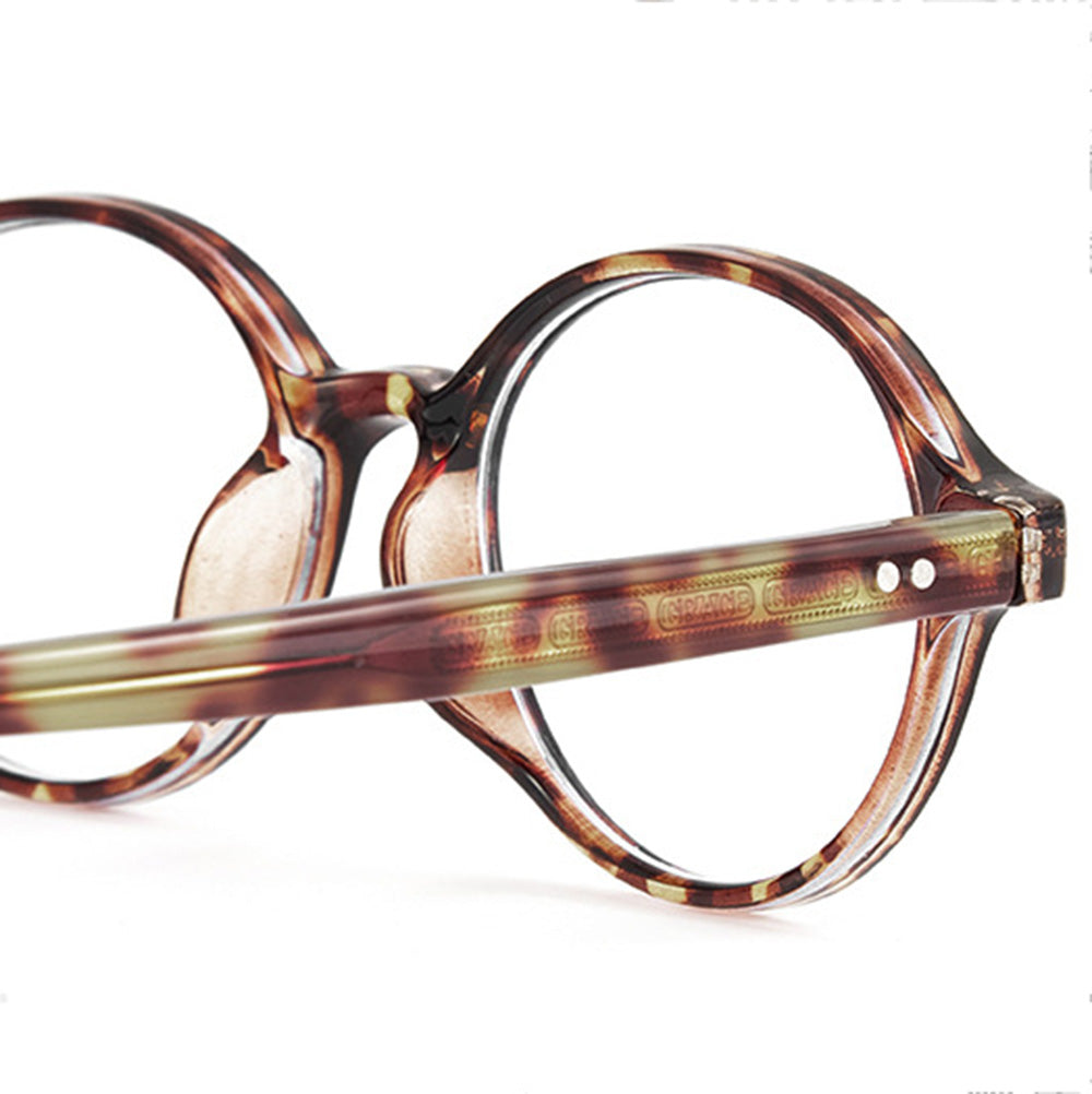 Oval Reading Glasses Blue Light Blocking with Prescription Lenses for