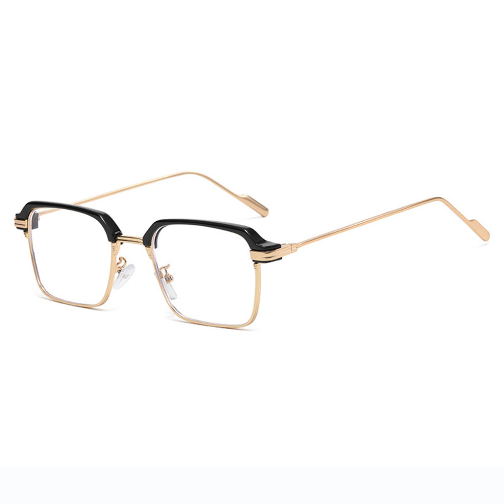 Men's Business Browline Glasses with Prescription Lenses VK2080