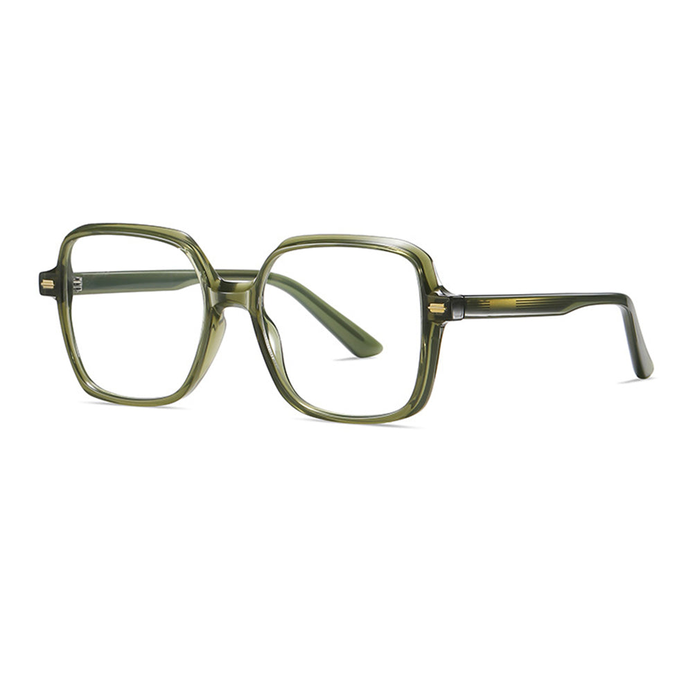 Women's Stylish Square Glasses Frame Acetate with Prescription Lenses