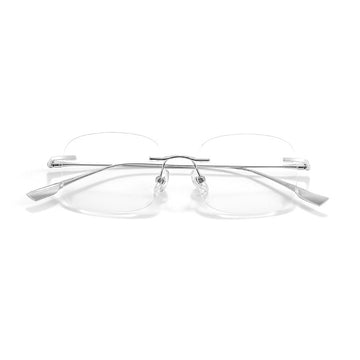 Rimless Ultralight Rectangular Eyeglasses Unisex VK2098