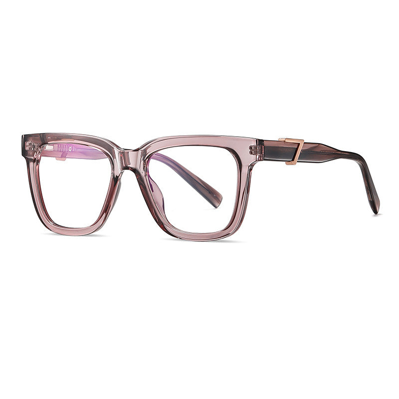 Óculos quadrados grandes com bloqueio de luz azul, antirreflexo, reduz a fadiga ocular VK2130