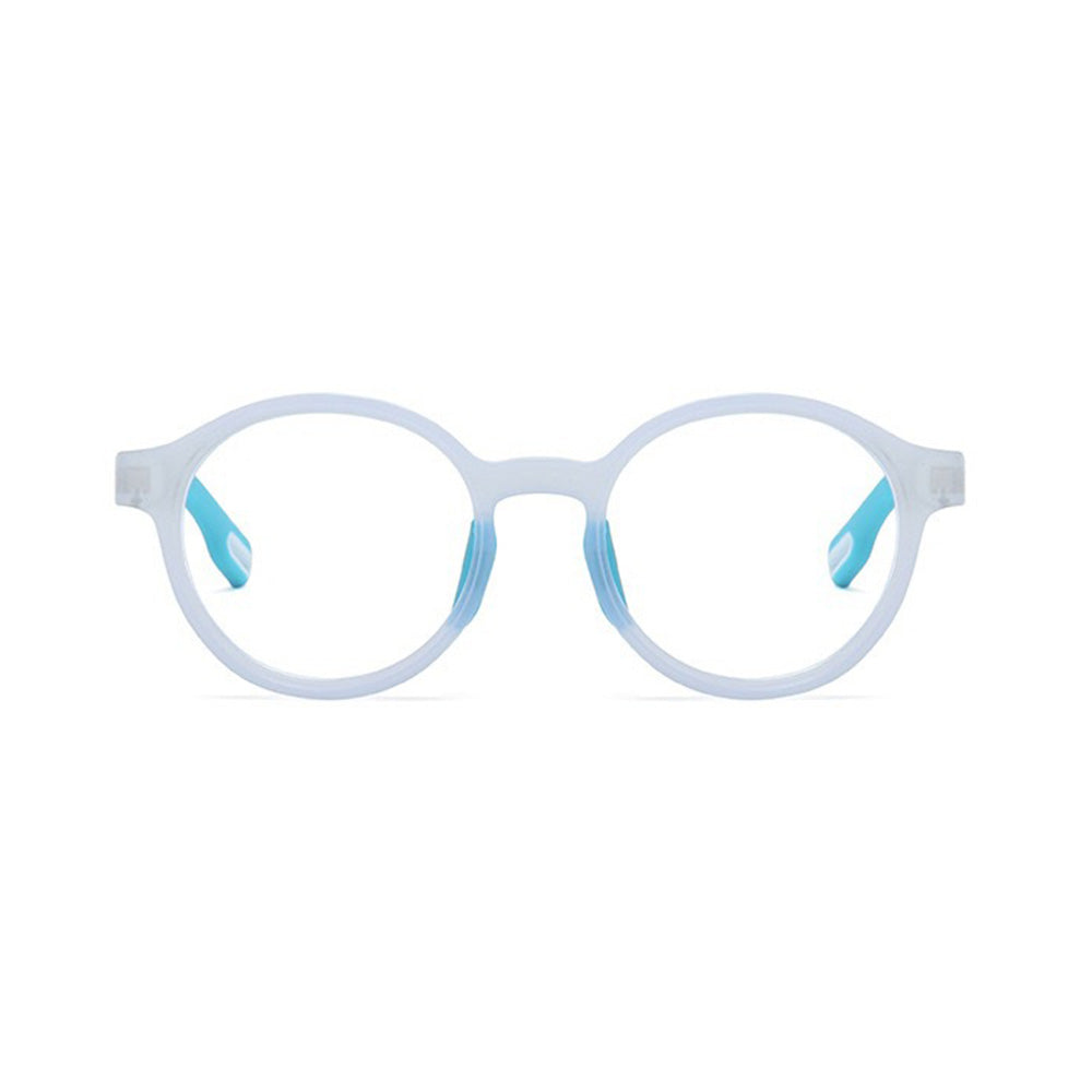 Kids Round Glasses with Spring Hinge Removable Nose Pads VK2134
