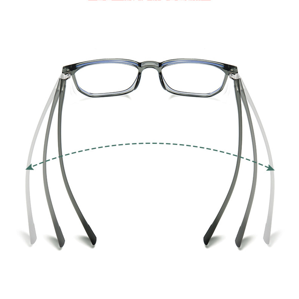 Trendy Simple Square Glasses Frame with Anti-Blue Light Lenses VK2137