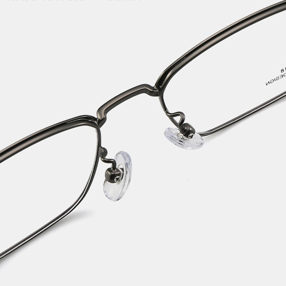 Men's Metal Rectangular Optical Business Glasses VK2138