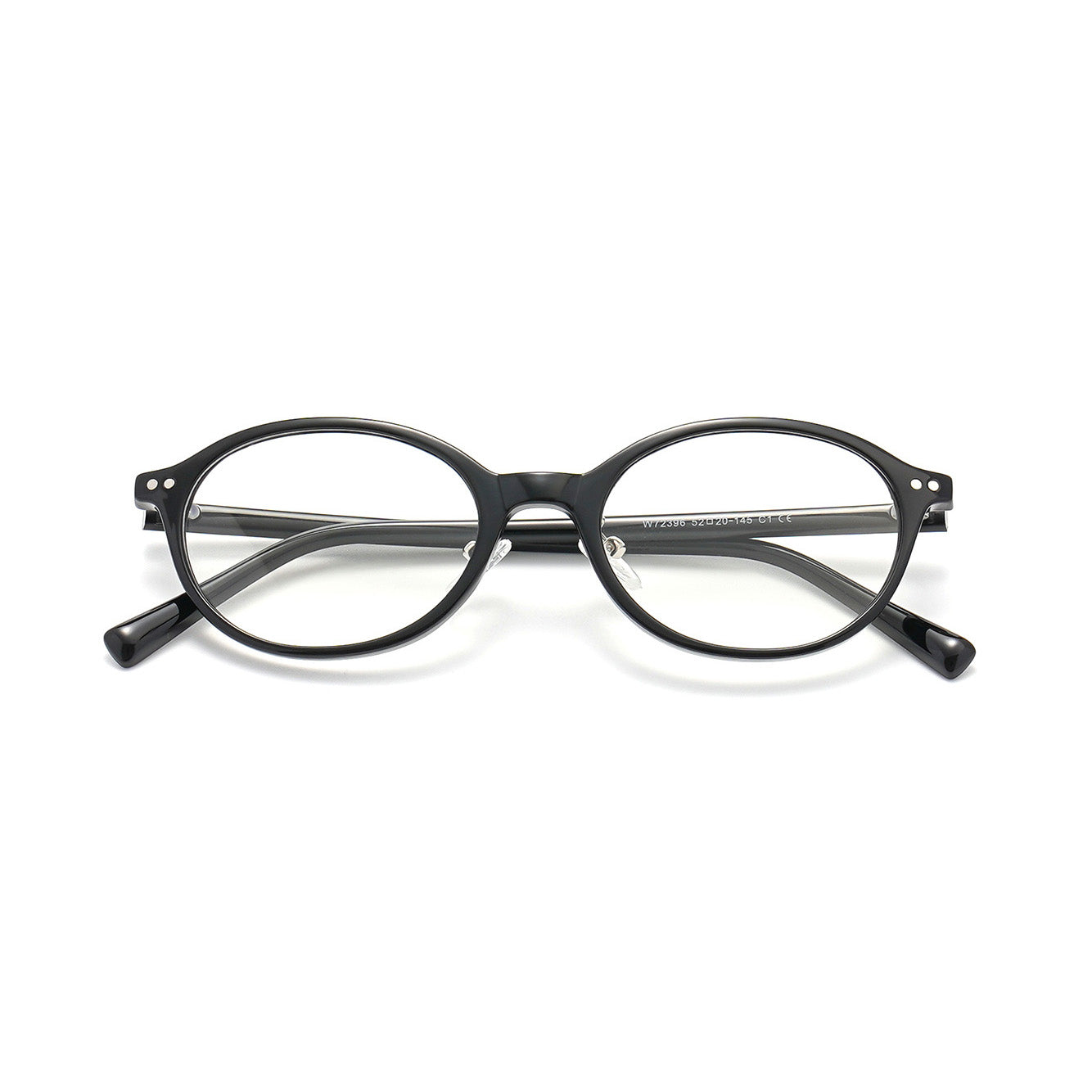 Oval Fake Glasses Popular Nerd Anti Blue Light Glasses VK2184