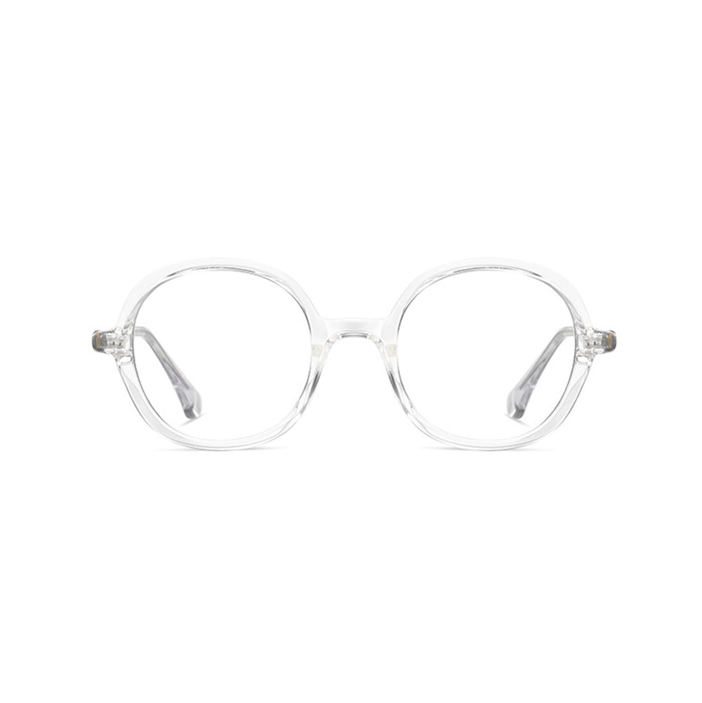 Round Oversize Blue Light Blocking Trendy Glasses VK2191