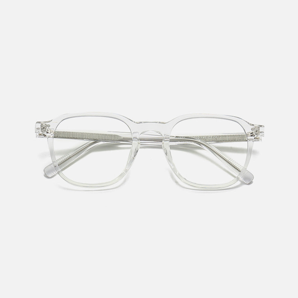 Square Acetate Temple Retro Rivet Prescription Eyeglass VK2233