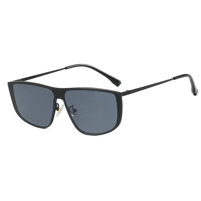 Trendy Y2K One-Piece Lens Metal Sunglasses VK2284