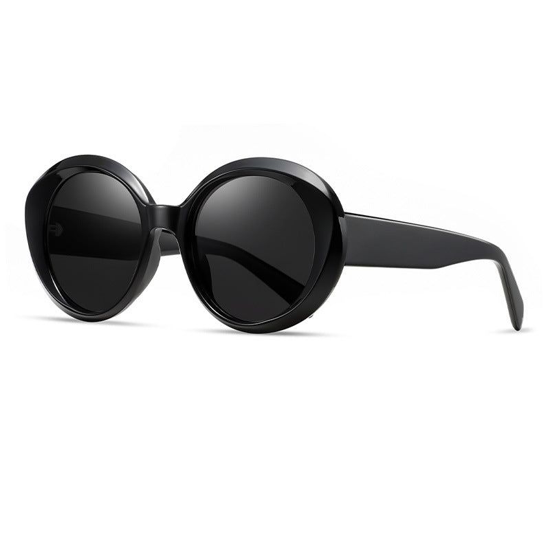Oversized Round Acetate Sunglasses VK2295