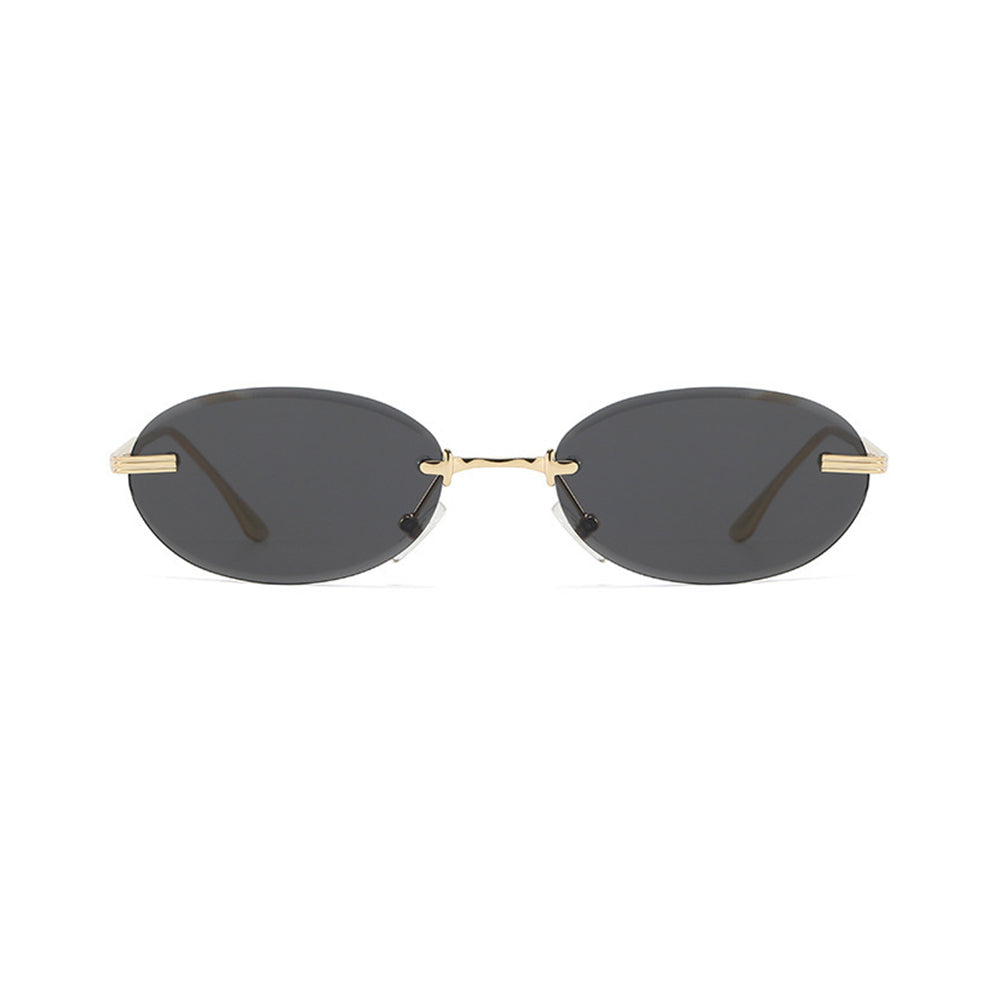 Oval Rimless Trendy Sunglasses VK2298