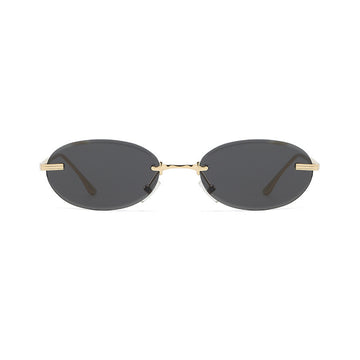 Oval Rimless Trendy Sunglasses VK2298