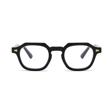 Irregular Geometric Retro Thick Frame Glasses VK2301