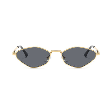 Geometric Irregular Polygon Metal Sunglasses VK2312