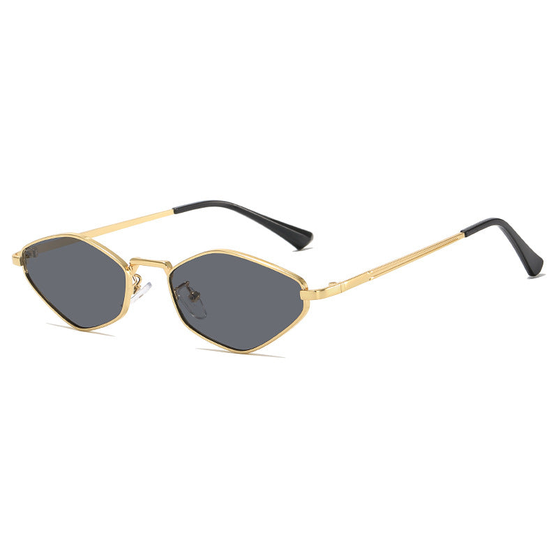 Geometric Irregular Polygon Metal Sunglasses VK2312