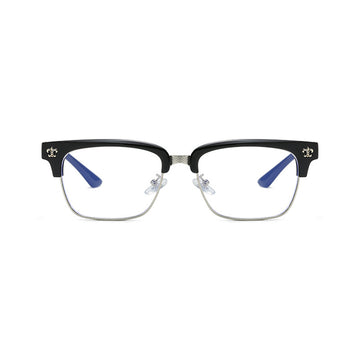 Unisex Business Browline Glasses Blue Light Blocking VK2319