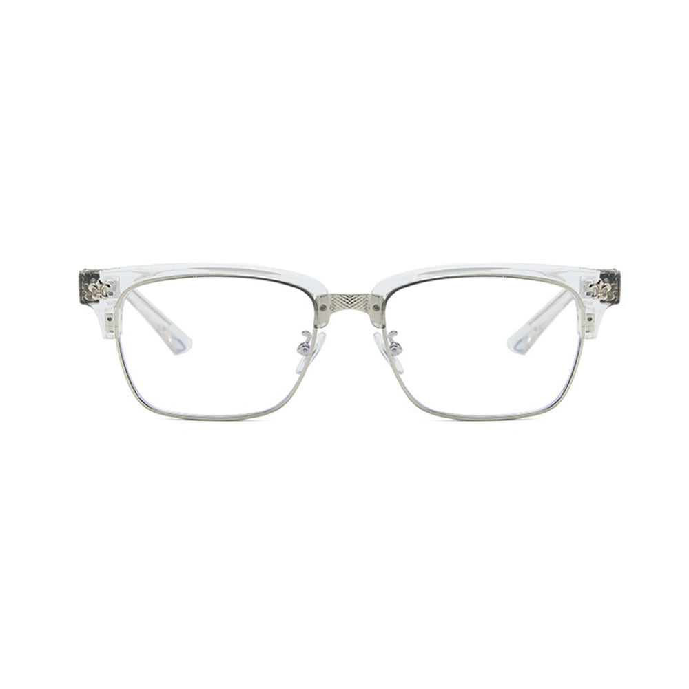Unisex Business Browline Glasses Blue Light Blocking VK2319