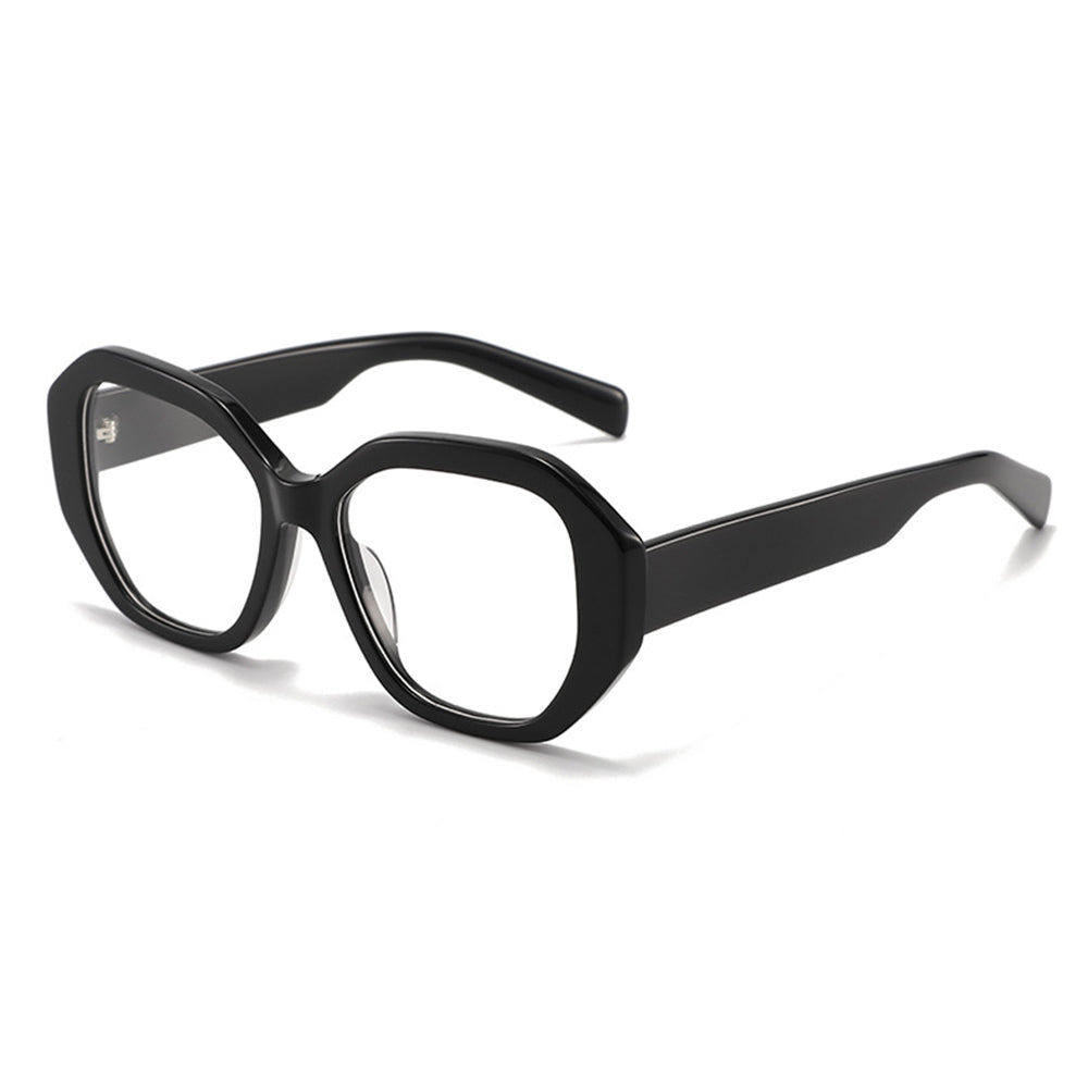 Acetate Polygon Blue Light Blocking Glasses VK2321