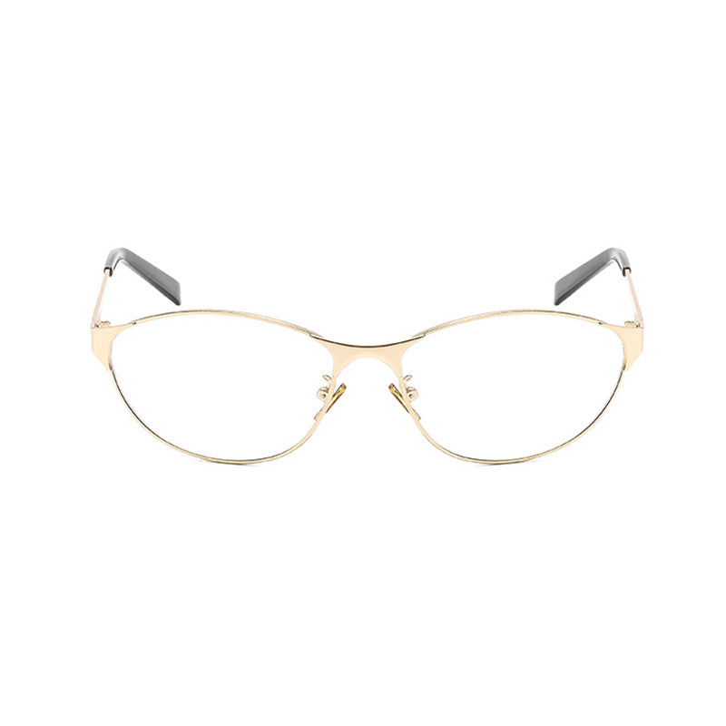 Stylish and Chic Cat Eye Metal Prescription Sunglasses VK2349