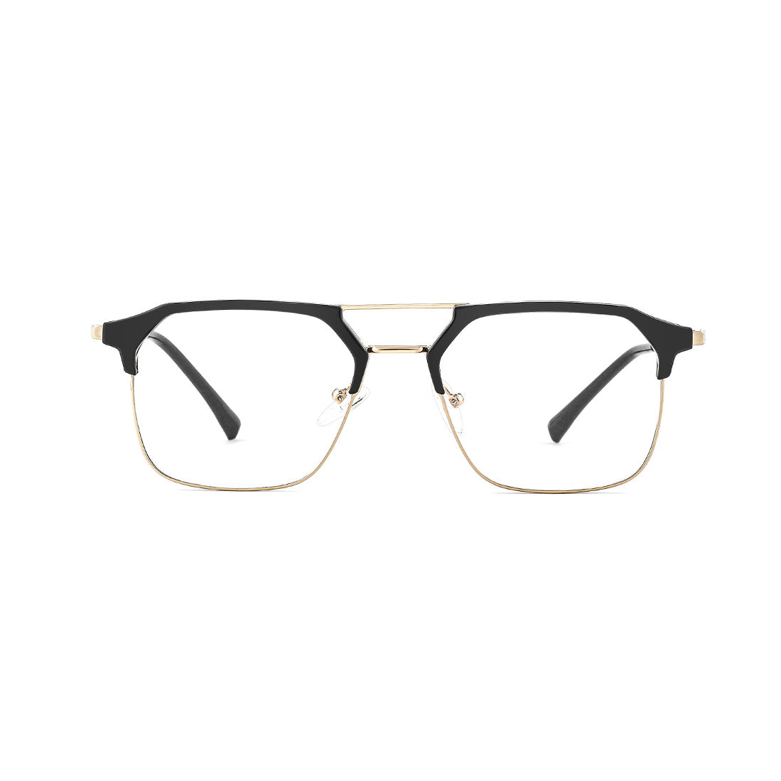 Retro Browline Double-Bridge Business Eyeglasses VK2351