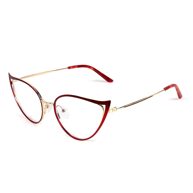 Cat-Eye Glasses Metal Fashion Eyewear for Women VK2362