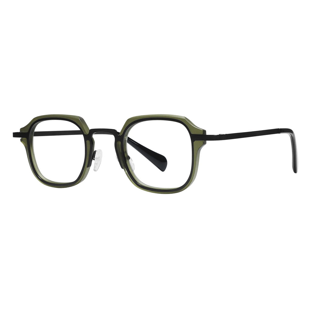Retro Square TR & Metal Eyeglasses VK2384