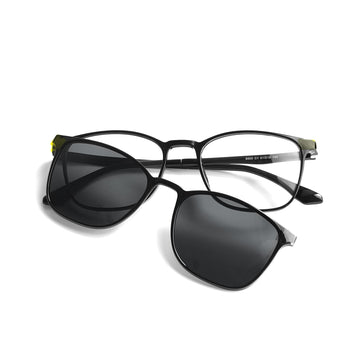 Square Clip-On Multipurpose Prescription Sunglasses VK2389