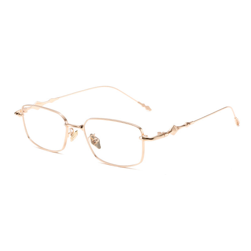 Chic Metal Rectangular Glasses Frames VK2398