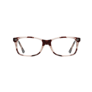 Rectangular Tortoiseshell Glasses with Spring Hinges VK2399