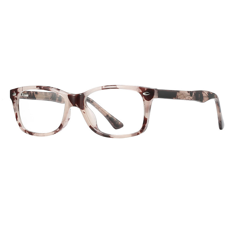 Rectangular Tortoiseshell Glasses with Spring Hinges VK2399