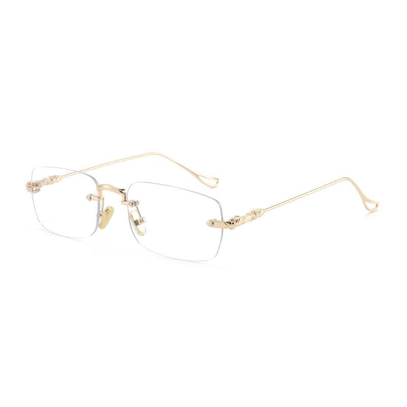 Rimless Glasses with Metal Nose Pads VK2415