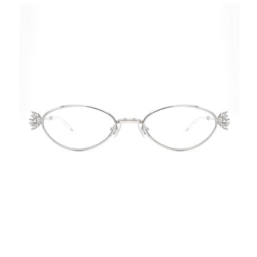 Metal Glasses with Crystal Cluster Temple Detail VK2421