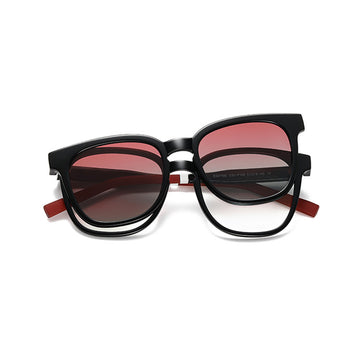 TR90 Square Clip-On Sunglasses VK2436