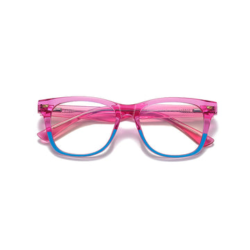Square Eyeglasses with Spring Hinges for Teens VK2439