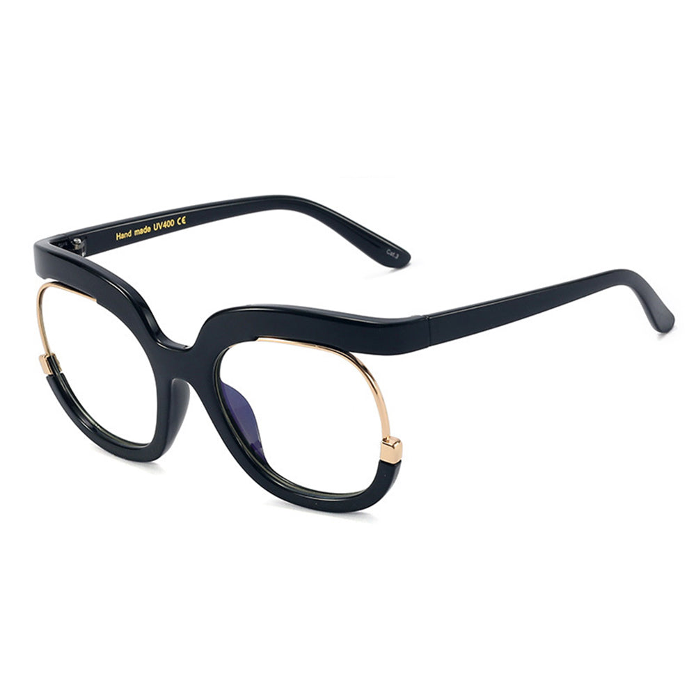 Bold Round Oversized Statement Eyeglasses VK2440