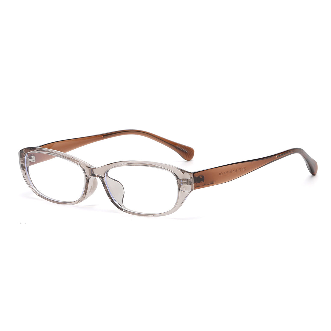 Retro Narrow Rectangle Eyeglasses with Thick Temples VK2442