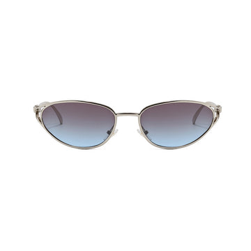 Chic Slim Gold Metal Cat-Eye Sunglasses VK2446