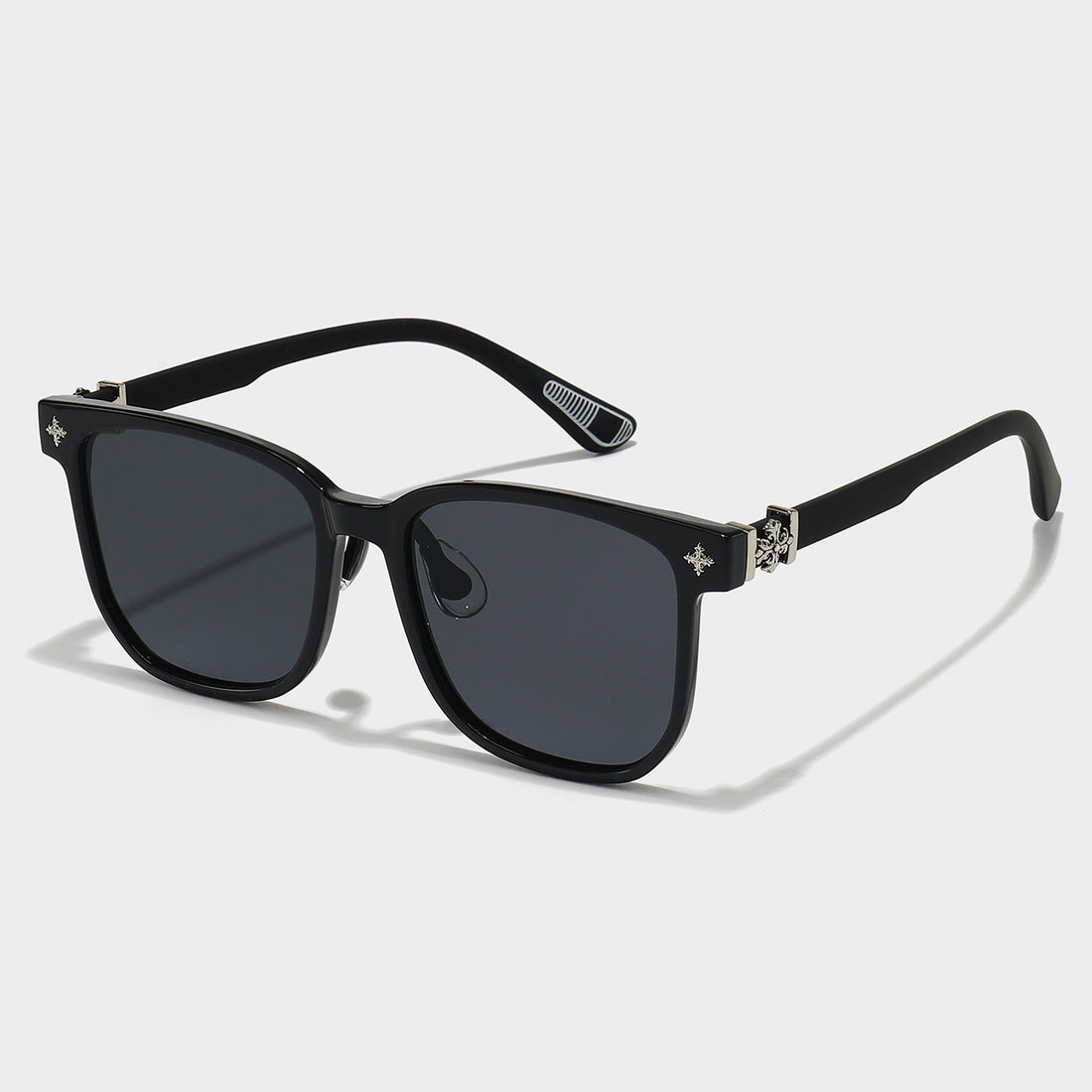 Square Sunglasses with Cross Metal Ornaments VK2466