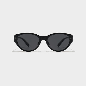 Women's Wavy Temple Cat Eye Sunglasses VK2467