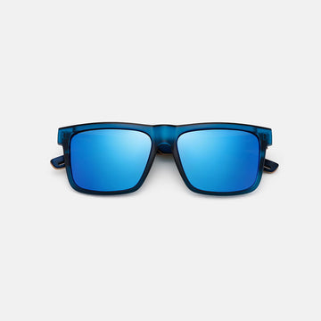Vintage Square Sunglasses with Imitation Wood Temples VK2498