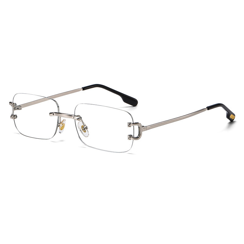 Minimalist Stylish Rimless Rectangle Glasses VK2517