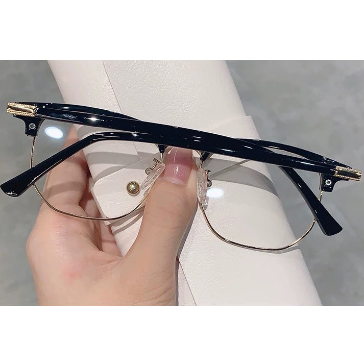 Unisex Fashion Browline Eyeglasses VK2524