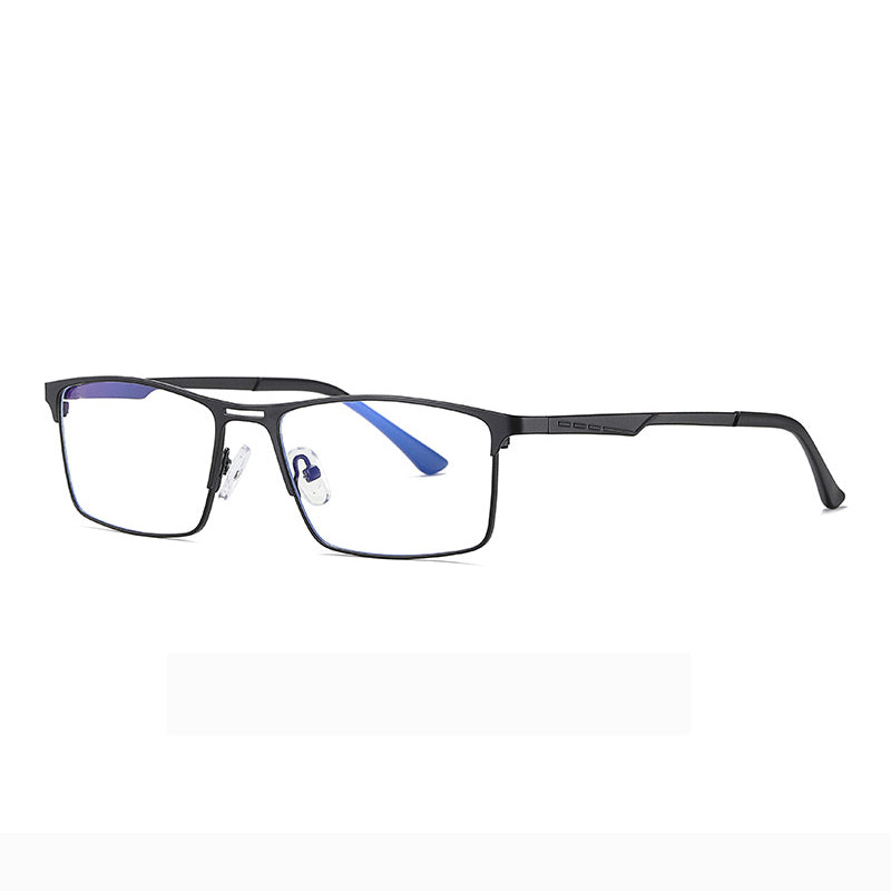 Men's Business Rectangle Metal Eyeglasses VK2525