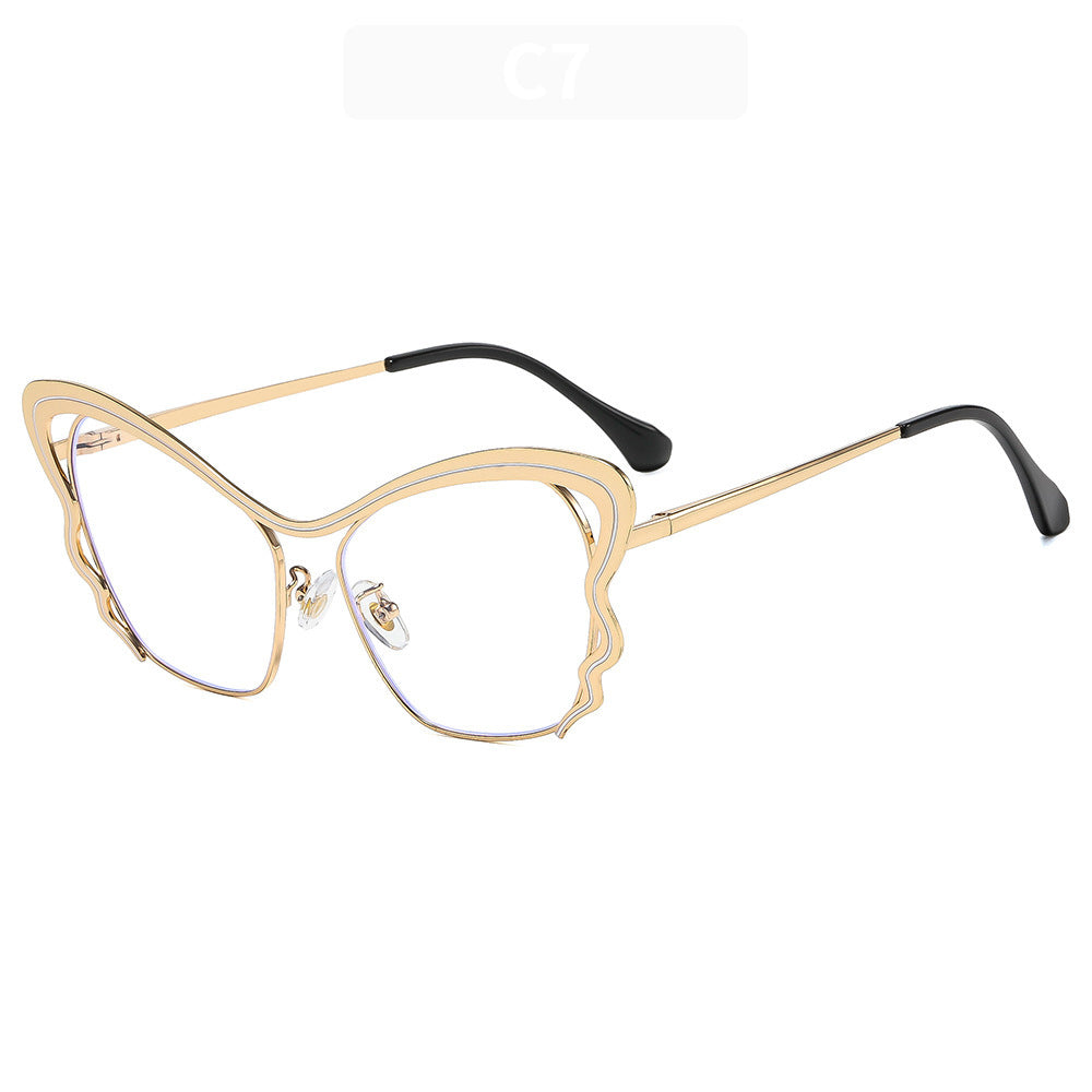 Butterfly Metal Eyeglasses Frame for Women VK2526