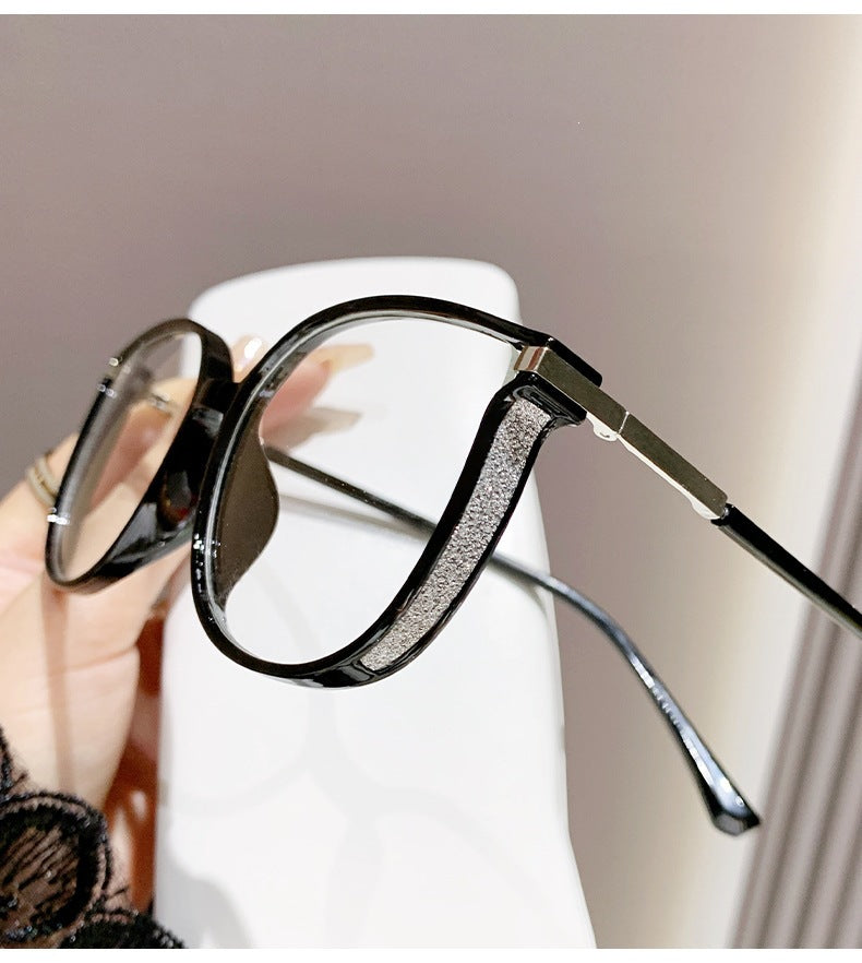 Women's Cat Eye Eyeglasses with Glitter Accent VK2532