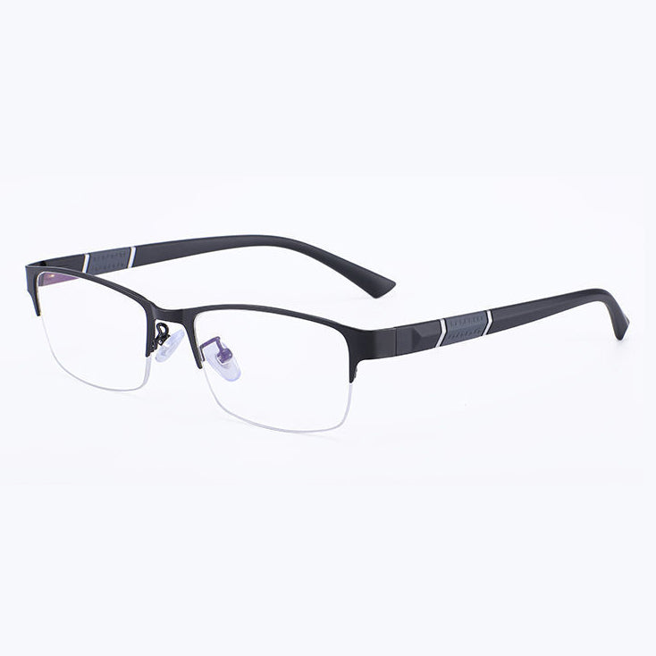 Men's Business Metal Half Frame Optical Glasses VK2535